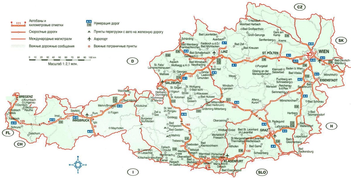 terperinci peta austria