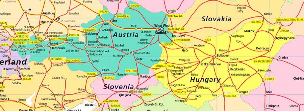 austria peta kereta api