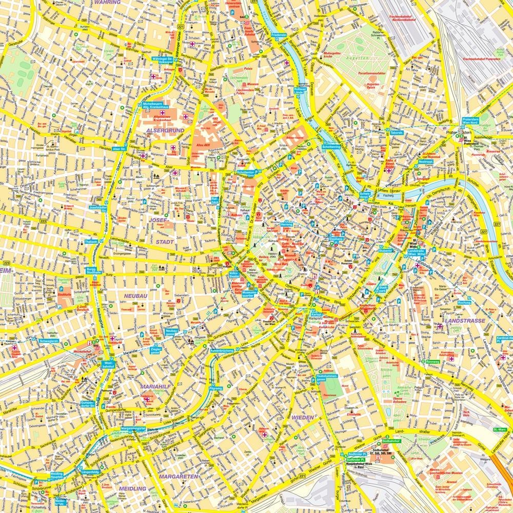 jalanan kota peta vienna austria