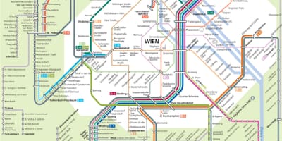 Stesen kereta api di vienna austria peta